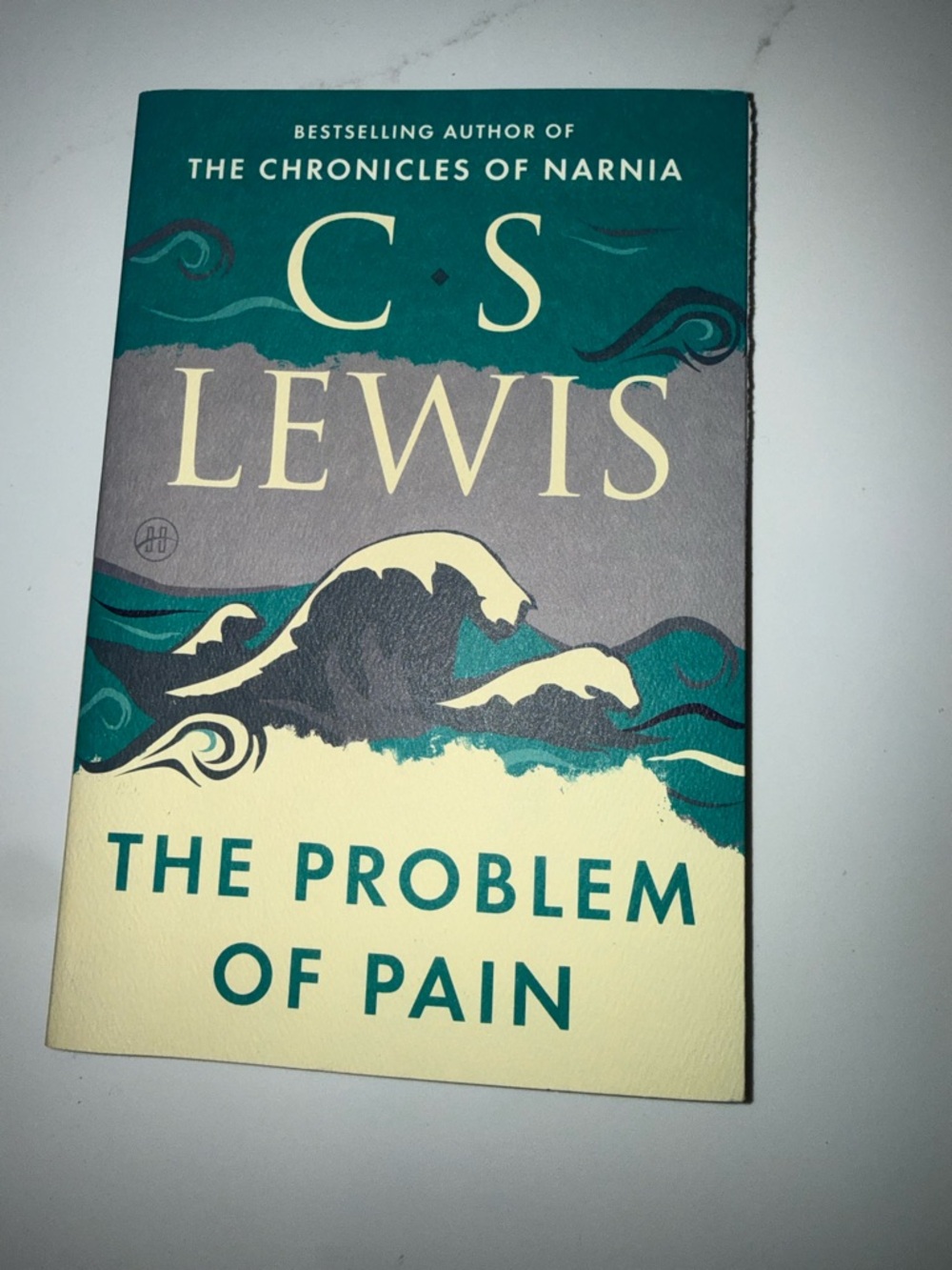 C.S. Lewis The Problem of Pain Book - Teal and Cream Cover